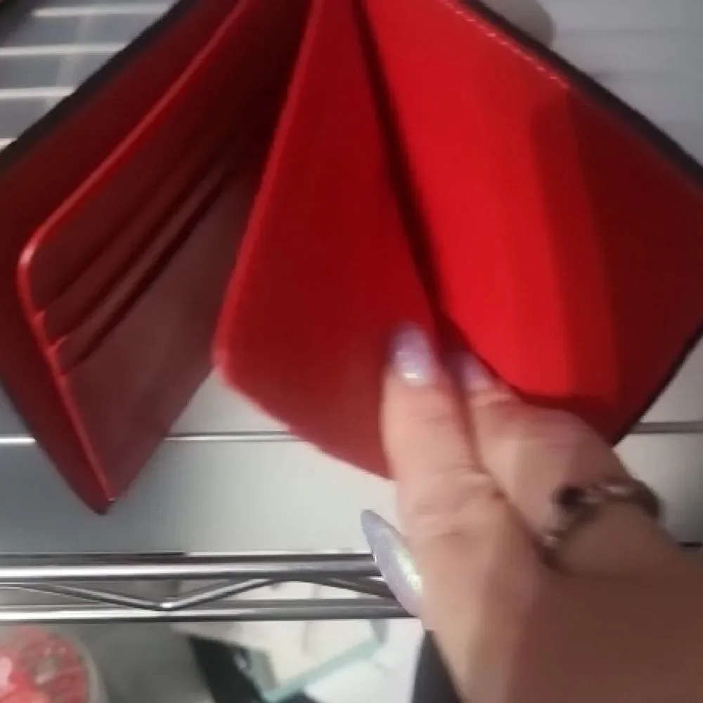 Louboutin Limited Edition Studded Bifold Wallet with Money Clip